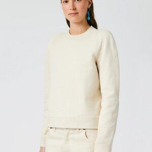 Tibi — Sculpted Shoulder Sweatshirt — Size XL